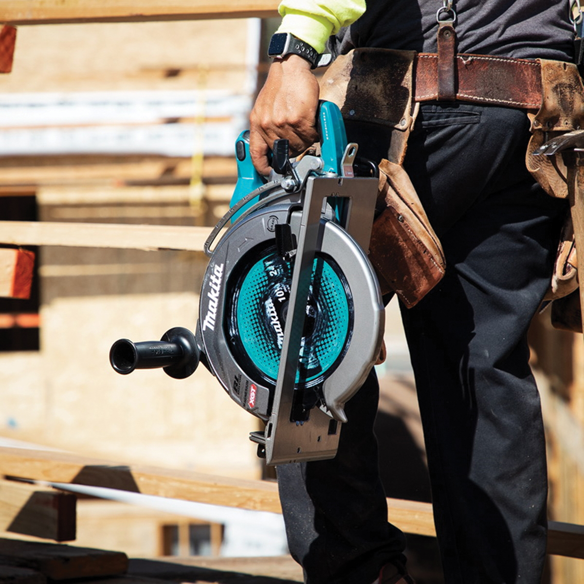 Makita GSR02Z Cordless Circular Saw, Tool Only, 40 V, 10-1/4 in Dia Blade, 56 deg Bevel - 2
