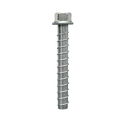 Titen HD Series THD75100H Heavy-Duty Screw Anchor, 3/4 in Dia, 10 in L, Carbon Steel, Zinc-Plated