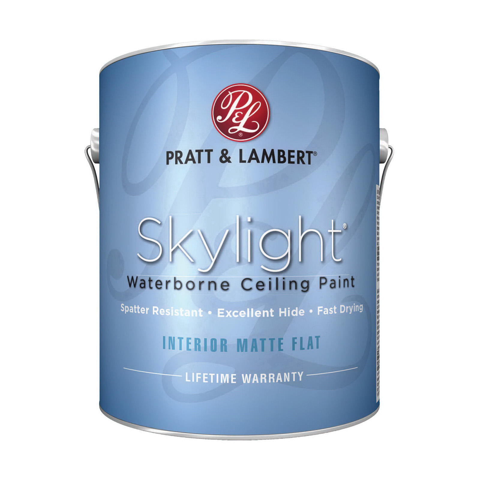 0000Z1251-20 Ceiling Paint, Flat, Soft White, 5 gal, Resists: Spatter