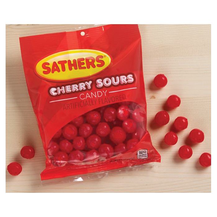 693577 Hard Candy, Cherry Sours Flavor, 4.25 oz