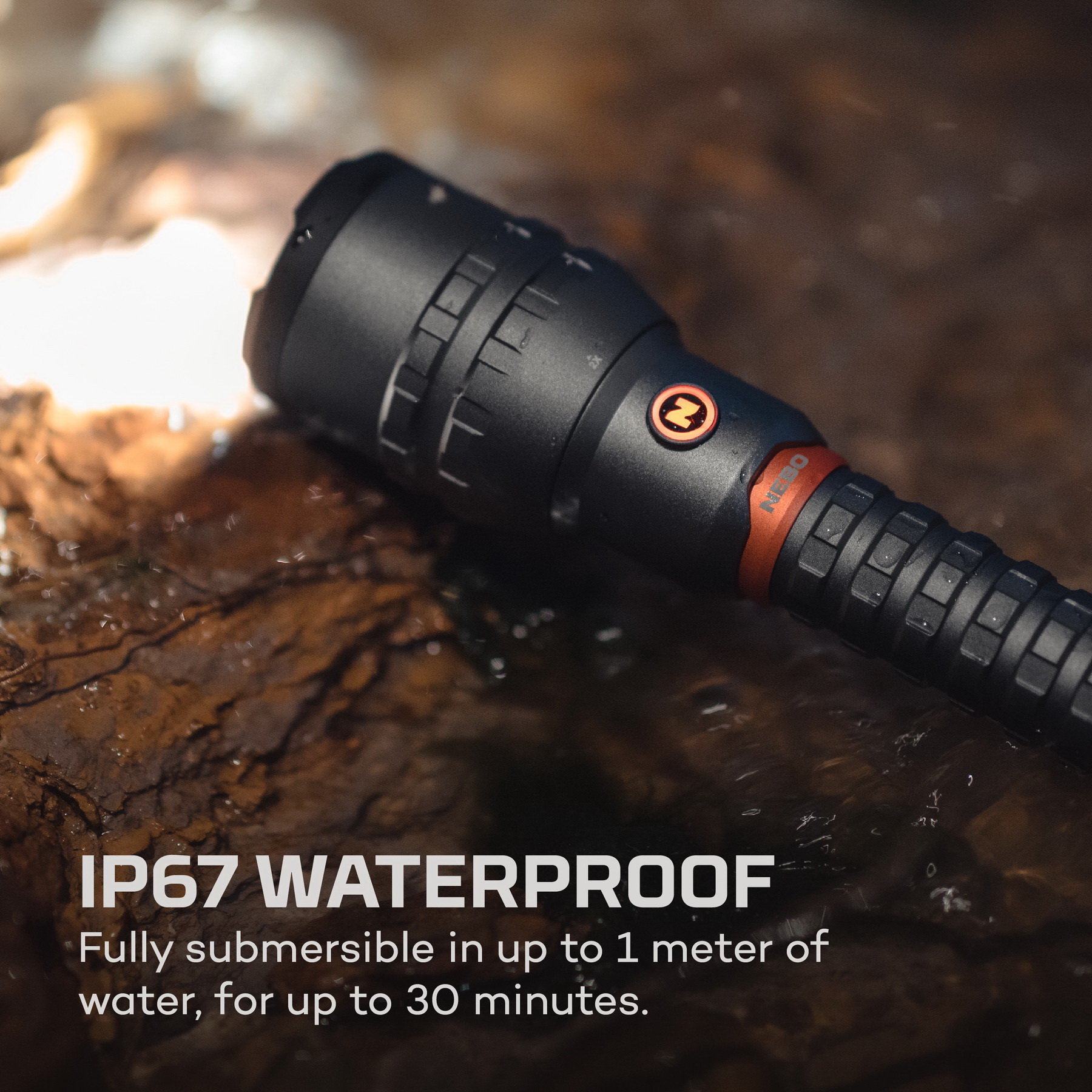 LED Flashlight, Nebo, Full-Size 12K, USB-C Rechargeable, 12,000 Lumens - 5