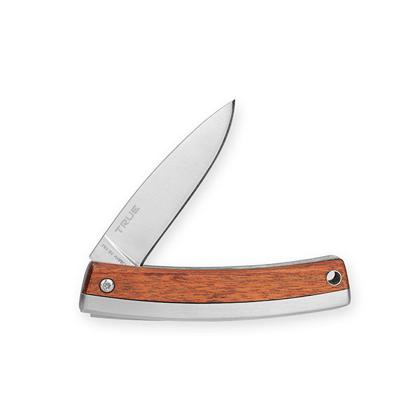 Double L Pocket Knife, Three Blade Rosewood, Stainlesss Steel/Leather | L.L.Bean