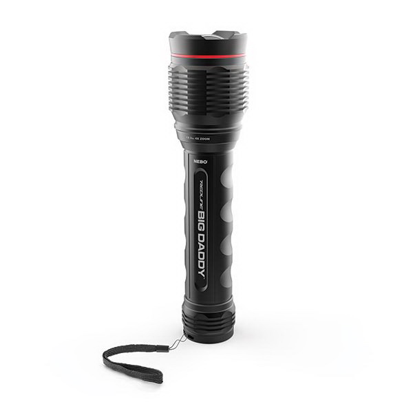Nebo REDLINE Big Daddy Series NEB-FLT-0004 Flashlight, AA Battery, Alkaline Battery, Spot Beam, 3 to 15 hr Run Time
