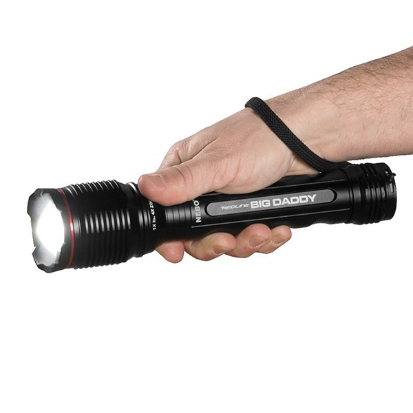 Nebo REDLINE Big Daddy Series NEB-FLT-0004 Flashlight, AA Battery, Alkaline Battery, Spot Beam, 3 to 15 hr Run Time