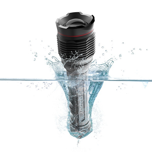 Nebo REDLINE Big Daddy Series NEB-FLT-0004 Flashlight, AA Battery, Alkaline Battery, Spot Beam, 3 to 15 hr Run Time