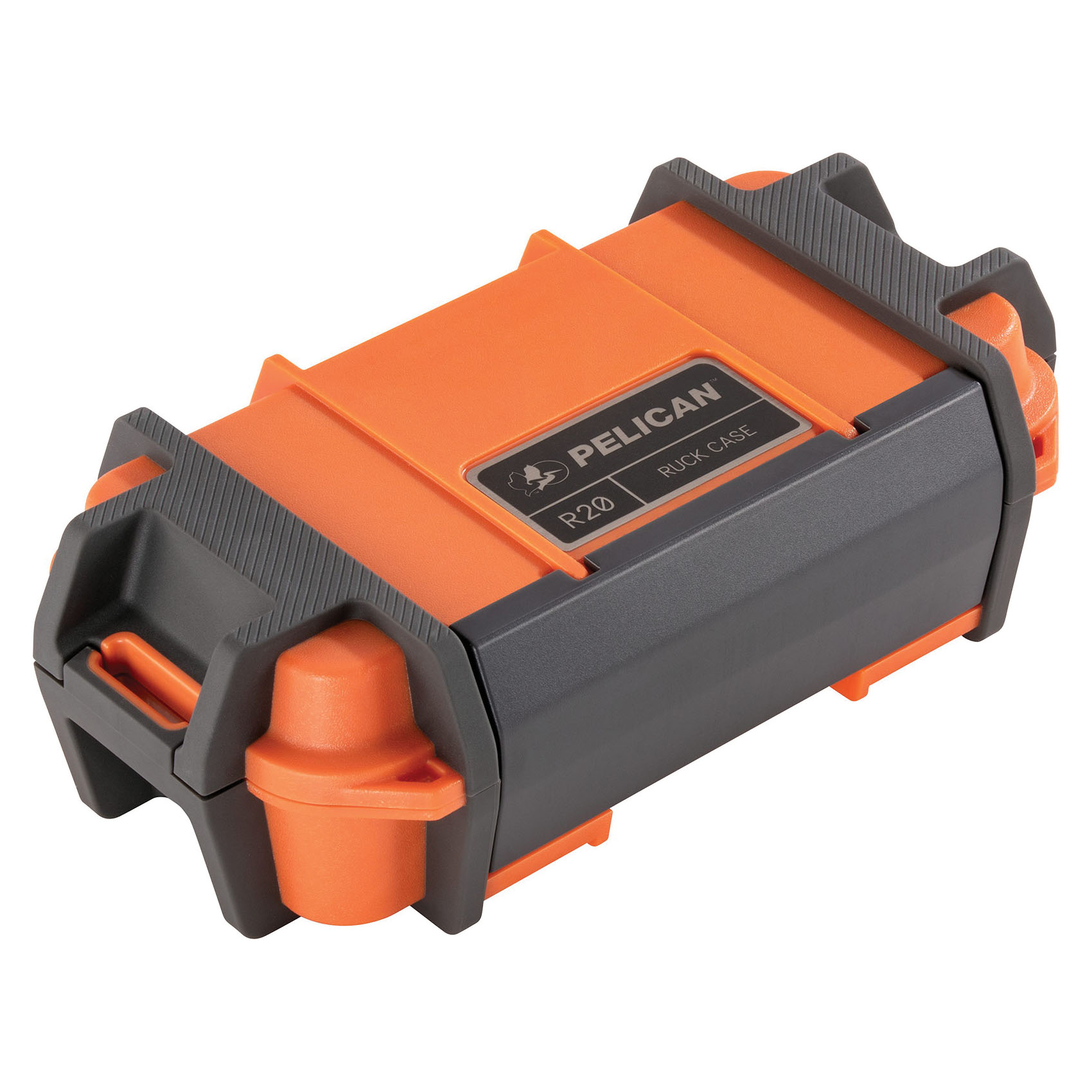 Pelican R20 Series RKR2000000OR Medium Utility Ruck Case, 8.96 in L, 4.83 in W, 2.88 in H, Orange