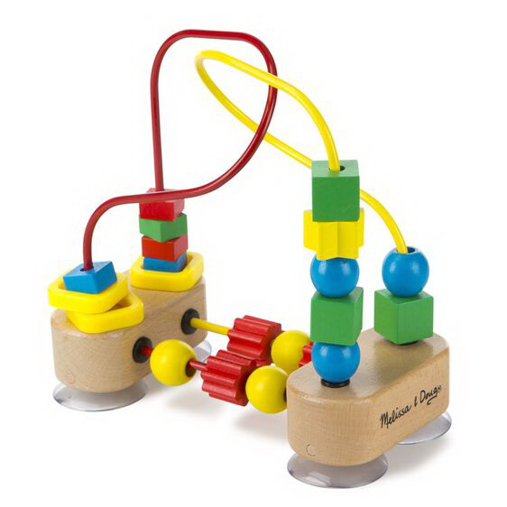 Melissa & Doug 3042 First Bead Maze, 1 year and Up, Plastic/Wood, Multi-Color