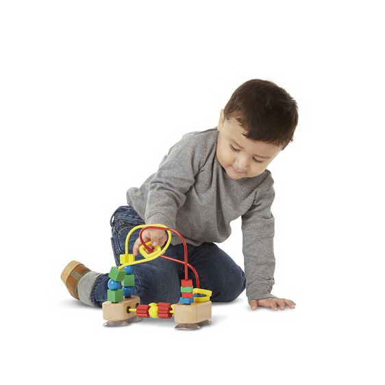 Melissa & Doug 3042 First Bead Maze, 1 year and Up, Plastic/Wood, Multi-Color