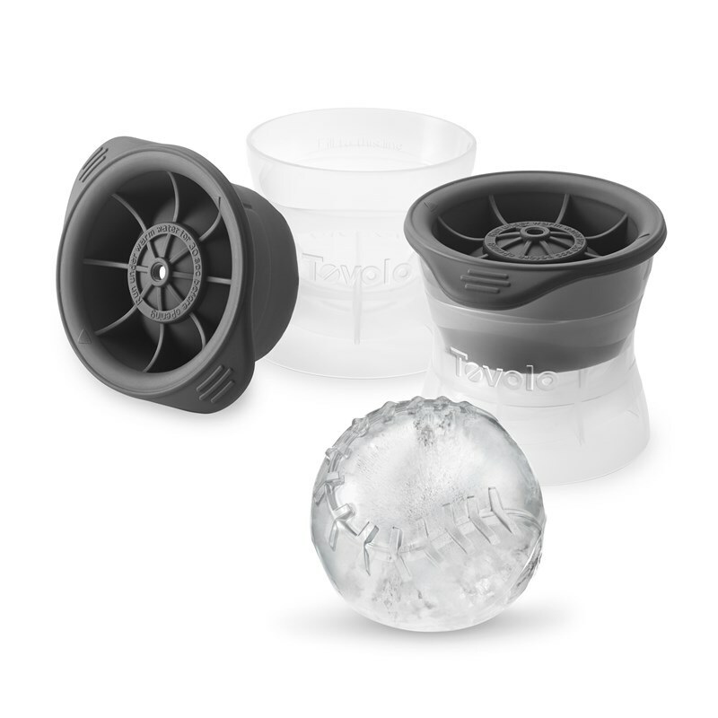 Tovolo 22028-200 Ice Mould Set, Nylon/Silicone, Charcoal, 6-1/2 in L, 3-1/2 in W - 2