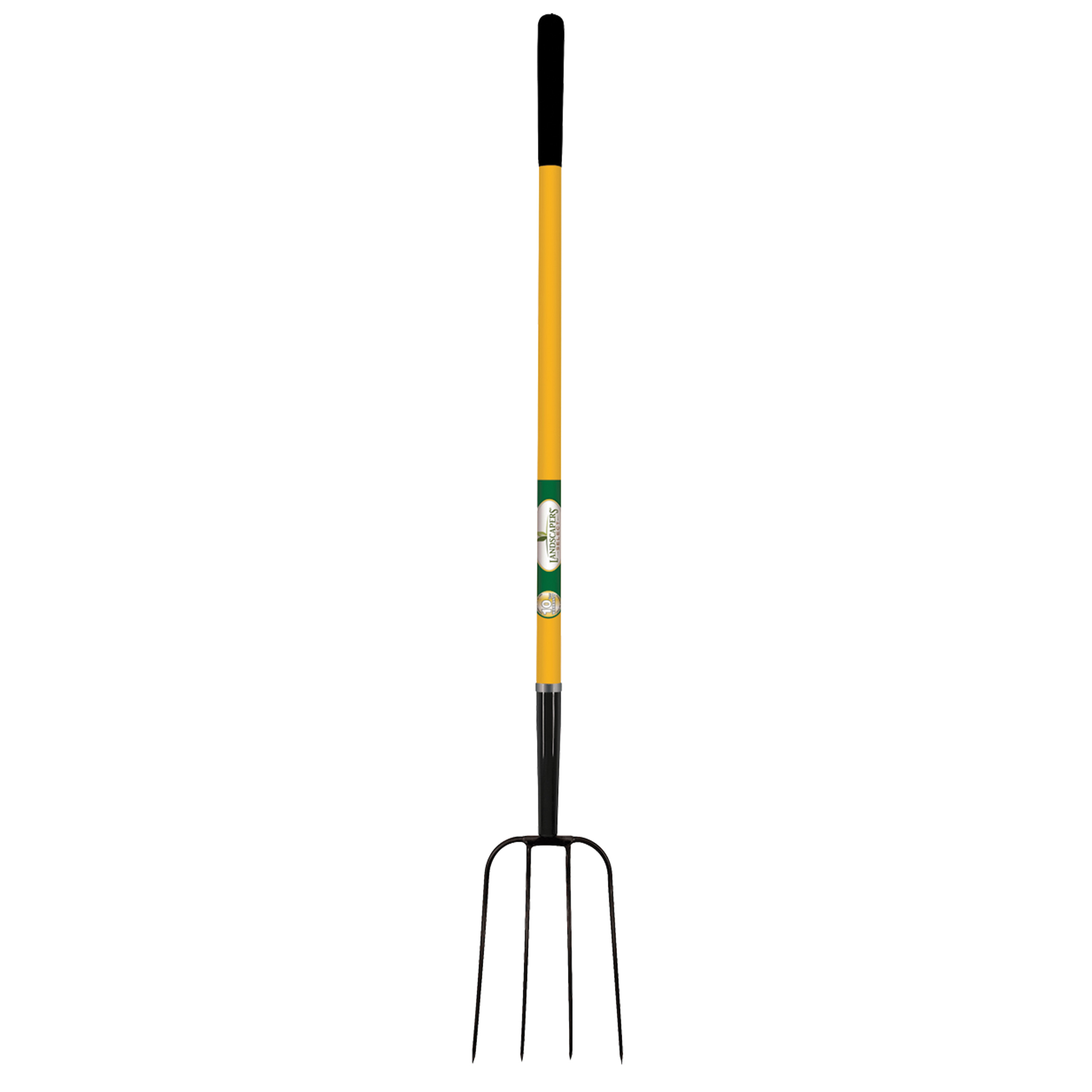BPJ-4F-OR Manure Fork, Steel Tine, Fiberglass Handle, 54 in L Handle