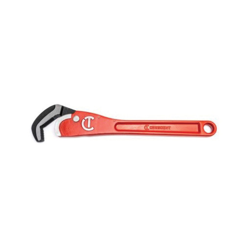 CPW16S Self-Adjusting Pipe Wrench, 0 to 2-1/2 in Jaw, 16.17 in L, Spring-Loaded Jaw, Steel, Powder-Coated