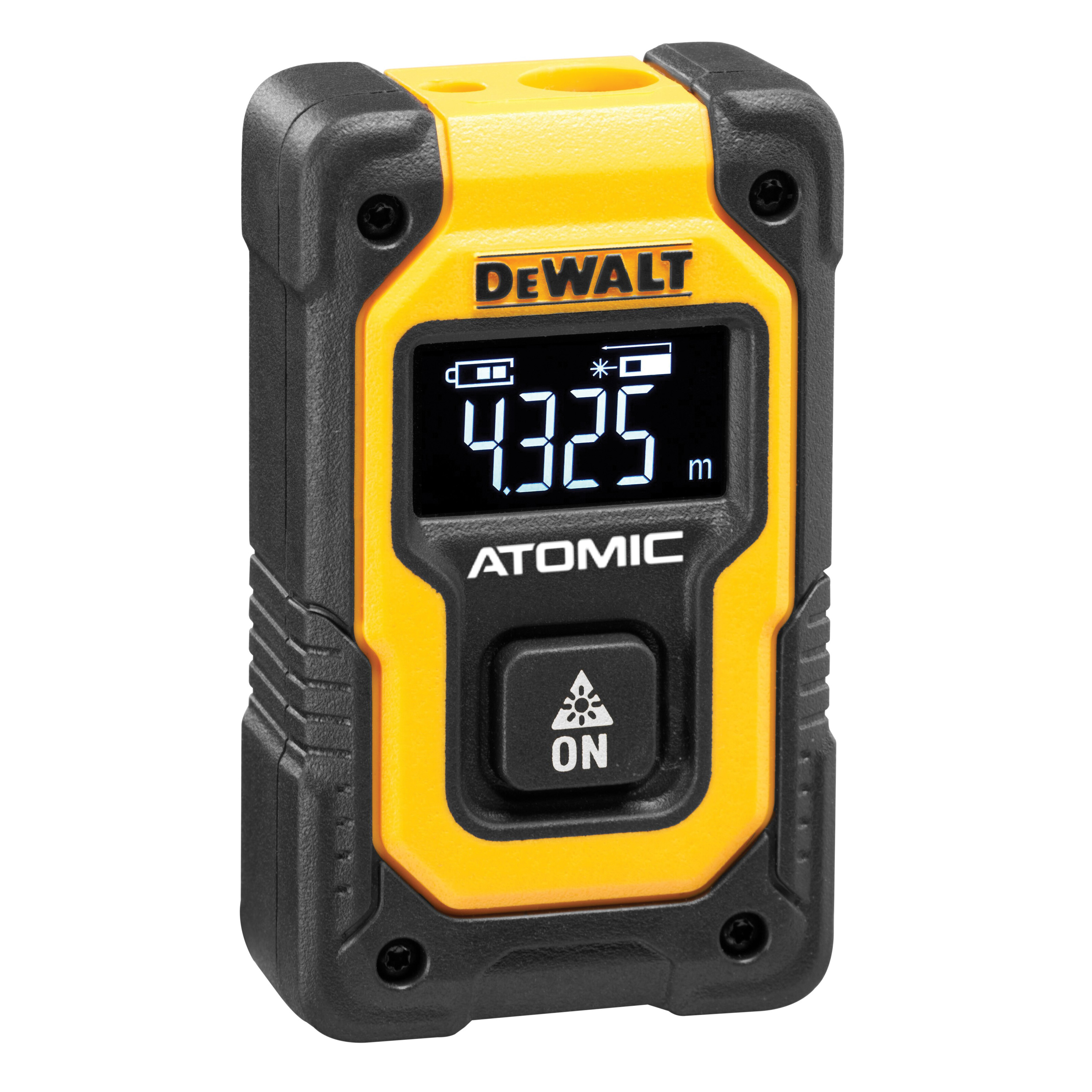 DeWALT Atomic Compact Series DW055PL Pocket Laser Distance Measurer, 55 ft, LCD Display - 2