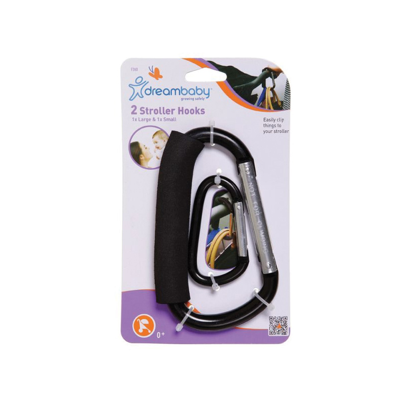 Dreambaby EZY-Fit Series L260 Stroller Hook, Jumbo, For: Strollers, Shopping Carts, Wheelchairs, Walkers or More - 3