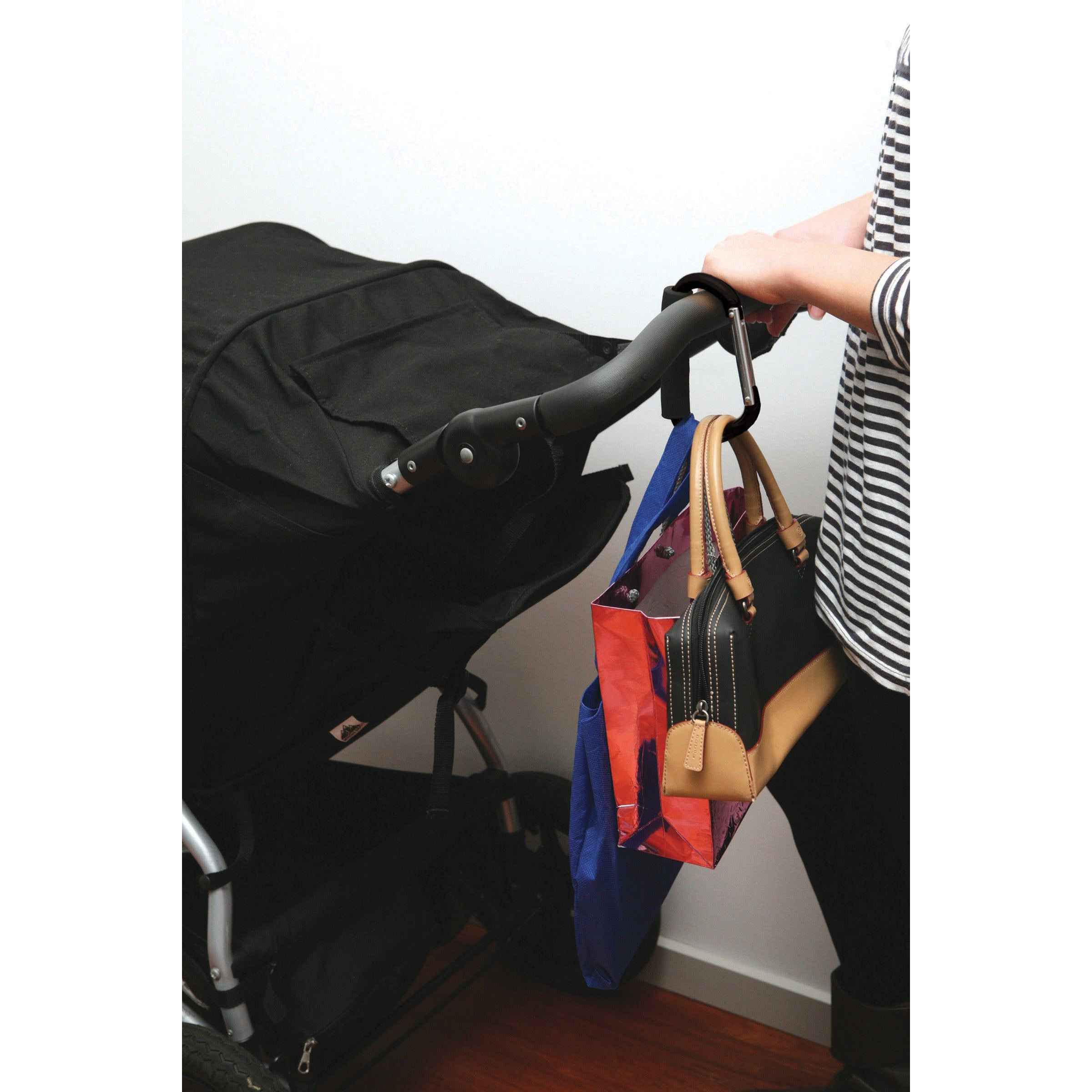 Dreambaby EZY-Fit Series L260 Stroller Hook, Jumbo, Aluminum, Black - 5