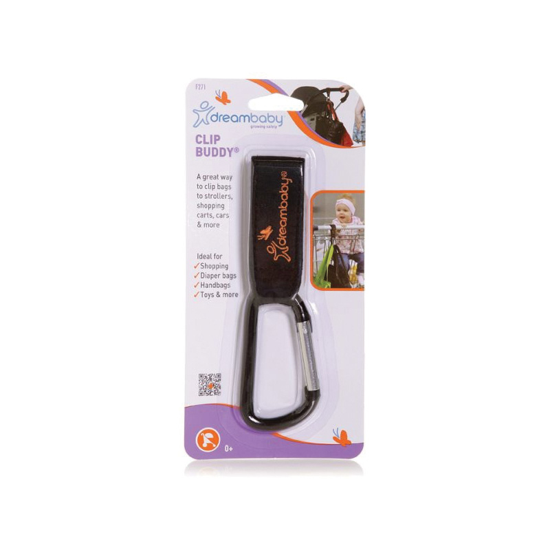 Dreambaby L271 Stroller Clip, Strollerbuddy Clip Buddy, For: Strollers, Shopping Carts, Wheelchairs, Walkers or More - 2