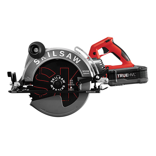 SPTH70M-11 Worm Drive Saw Kit, Battery Included, 48 V, 5 Ah, 10-1/4 in Dia Blade, 0 to 51 deg Bevel