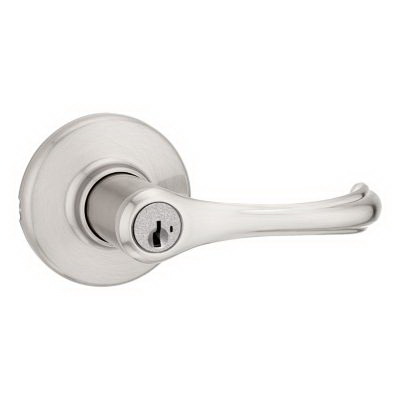 405DNL 15 SMT 6AL RCS Entry Lever, Bar Lock, Satin Nickel, Zinc, Residential, Re-Key Technology: SmartKey