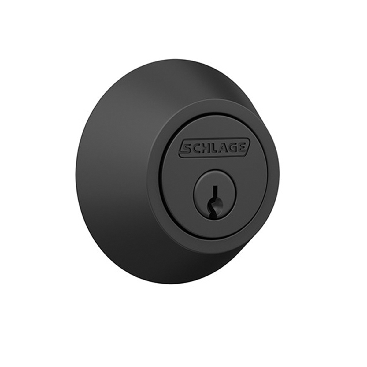 J Series JD60 622 Deadbolt, 3 Grade, SC1 Key, Metal, Matte Black, 2-3/8, 2-3/4 in Backset, C Keyway