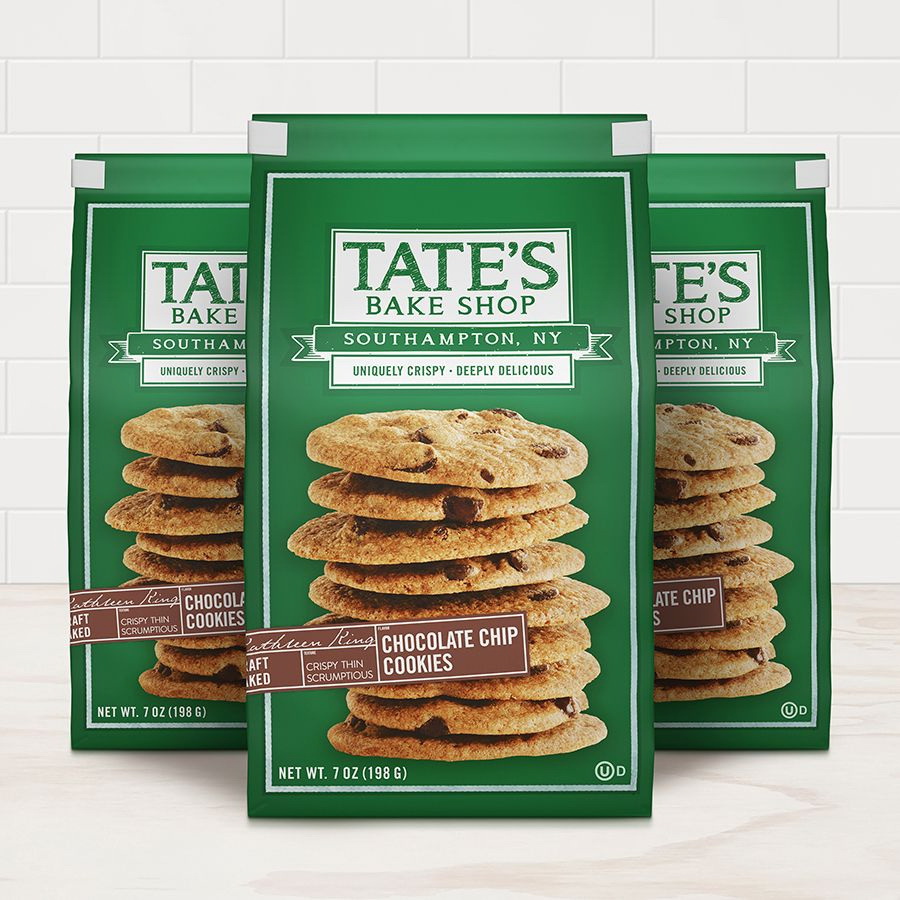 Tate's Bake Shop 1002009 Cookies, Chocolate Chip, 3.5 oz - 4