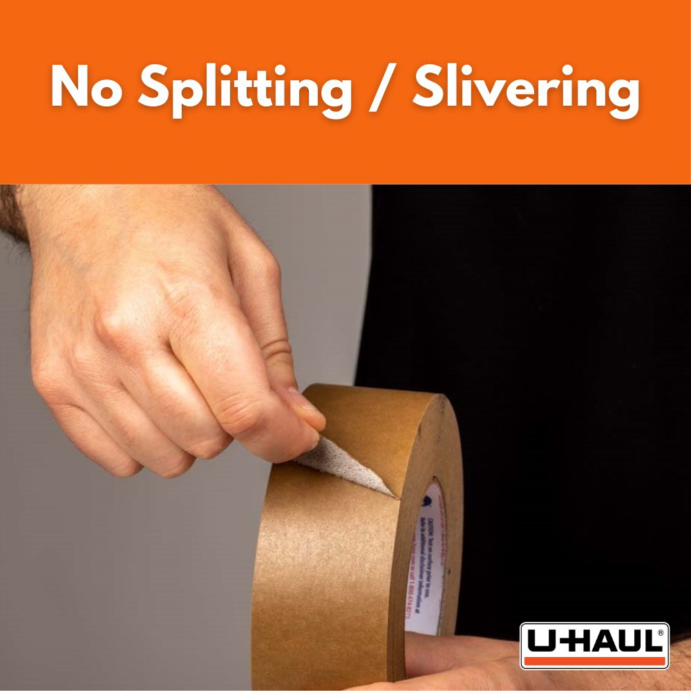 U-Haul 30T Box/Packaging Paper Tape, 30 yd L, 2 in W, Brown - 5