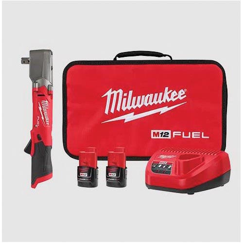 Milwaukee M12 FUEL 2565P-22 Right Angle Impact Wrench Kit