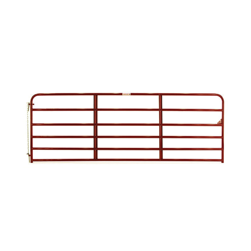 50in x 10ft Red Tube Gate - 1