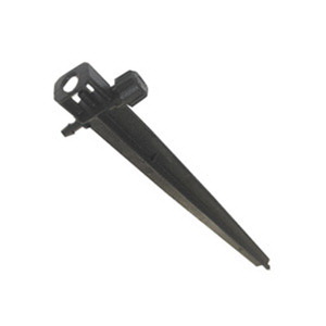 Lasco 15-8324P Drip Irrigation Stake with Adjustable Valve, 8 in L, 1/4 in Connection, Barb, Plastic