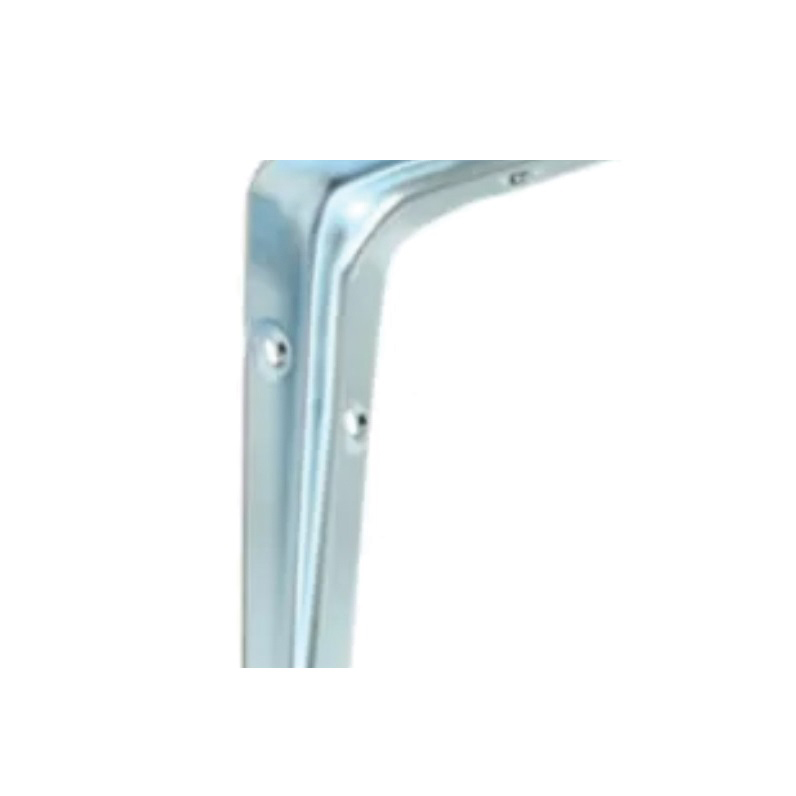 N110-204 Shelf Bracket, 35 lb, 10 in L, Steel, Zinc-Plated