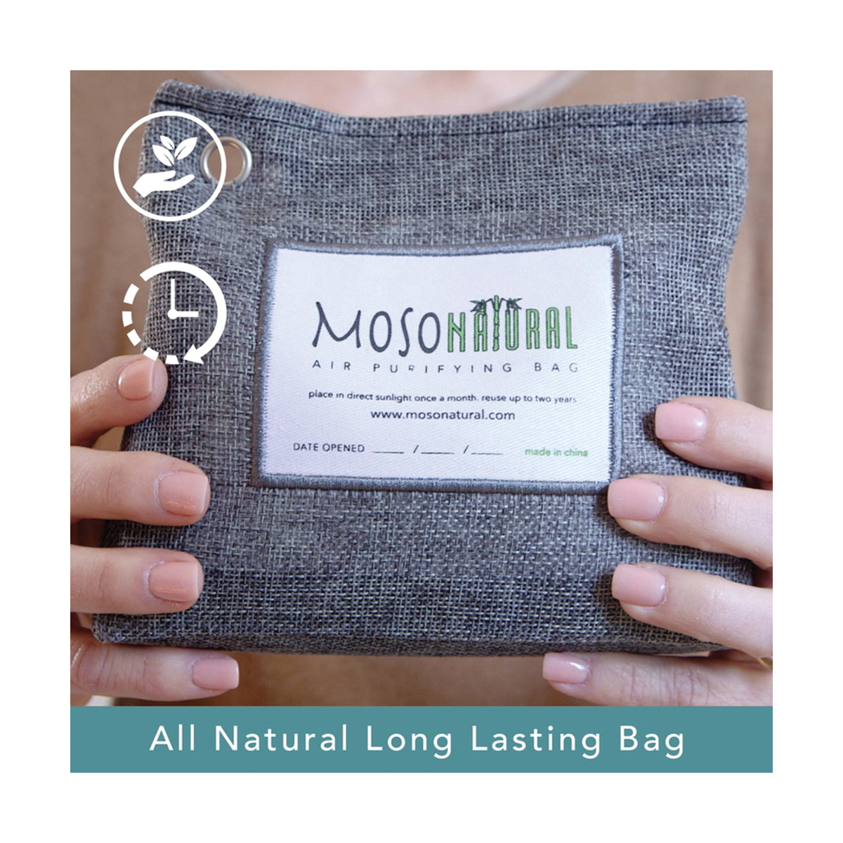 Moso Natural MB8910 Air Purifying Bag, 300 g, Solid - 4