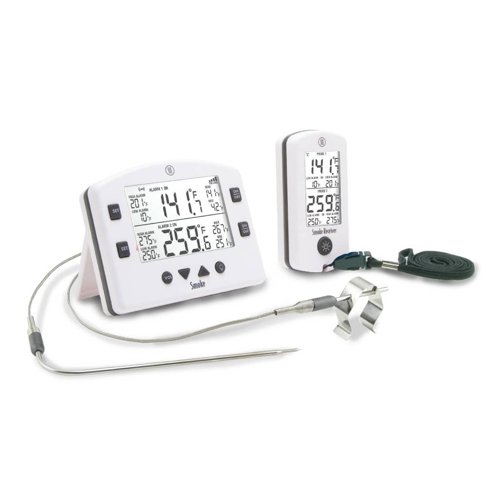 ThermoWorks Smoke 2-Channel Alarm Thermometer — Randy's Favorites