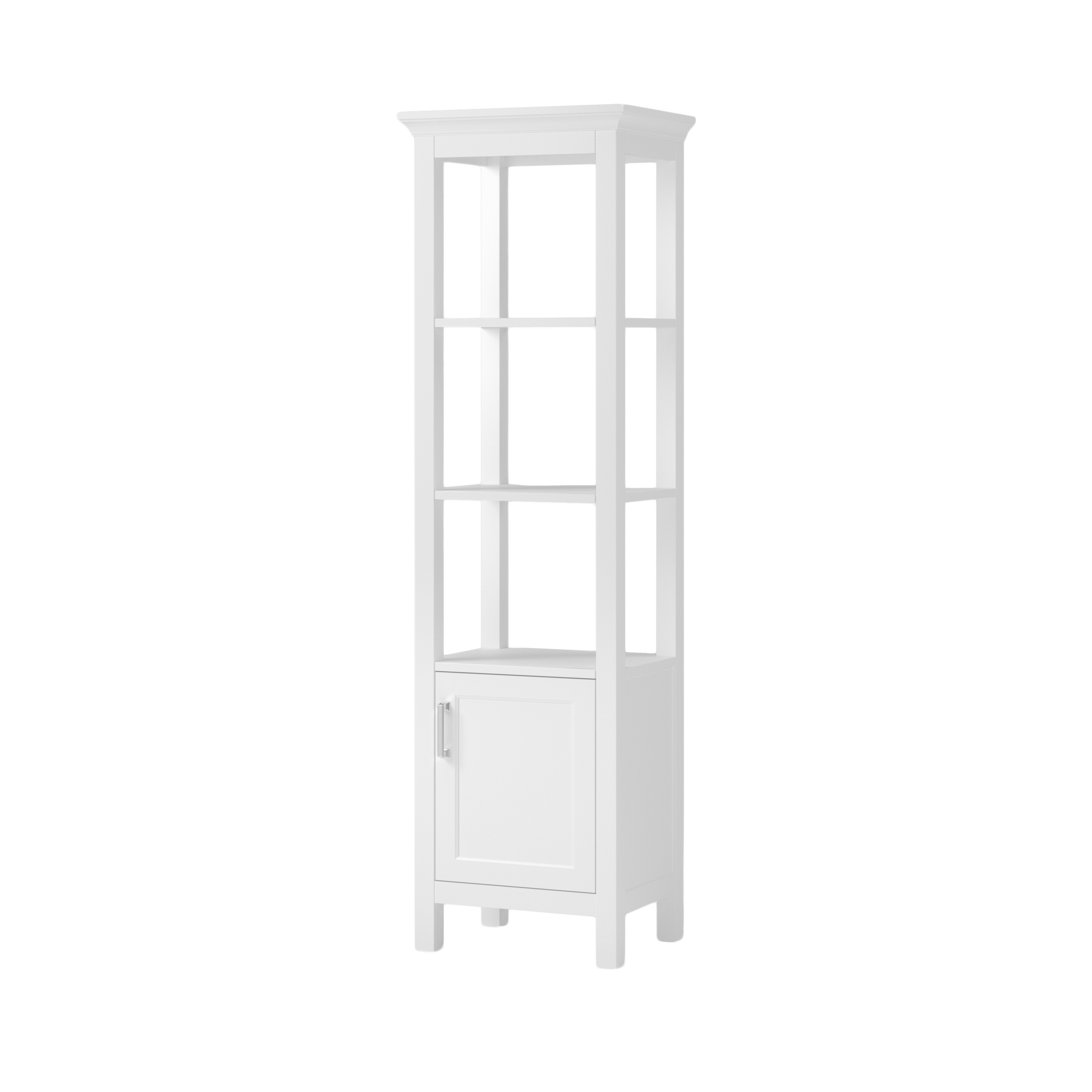 Hollis Series HOWL1970 Linen Cabinet, 1-Door, 2-Shelf, Natural Wood