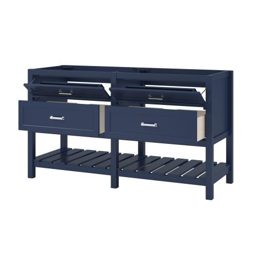 Foremost Lawson Series LSBV6022D Vanity Cabinet, 60 in W Cabinet, 21-1/2 in D Cabinet, 34 in H Cabinet, Wood, 4-Drawer - 2