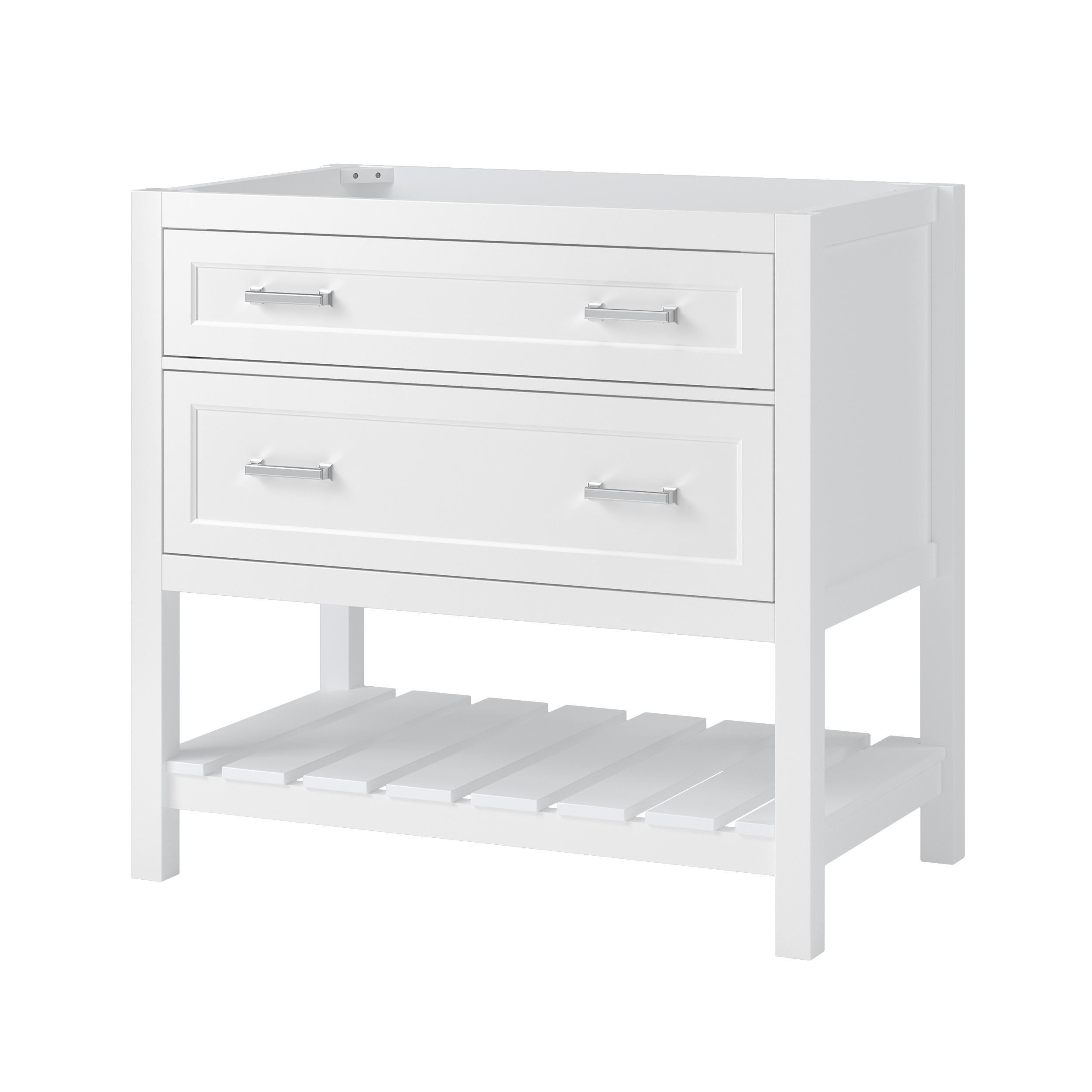 Lawson Series LSWV3622D Vanity Cabinet, 36 in W Cabinet, 21-1/2 in D Cabinet, 34 in H Cabinet, Wood, White