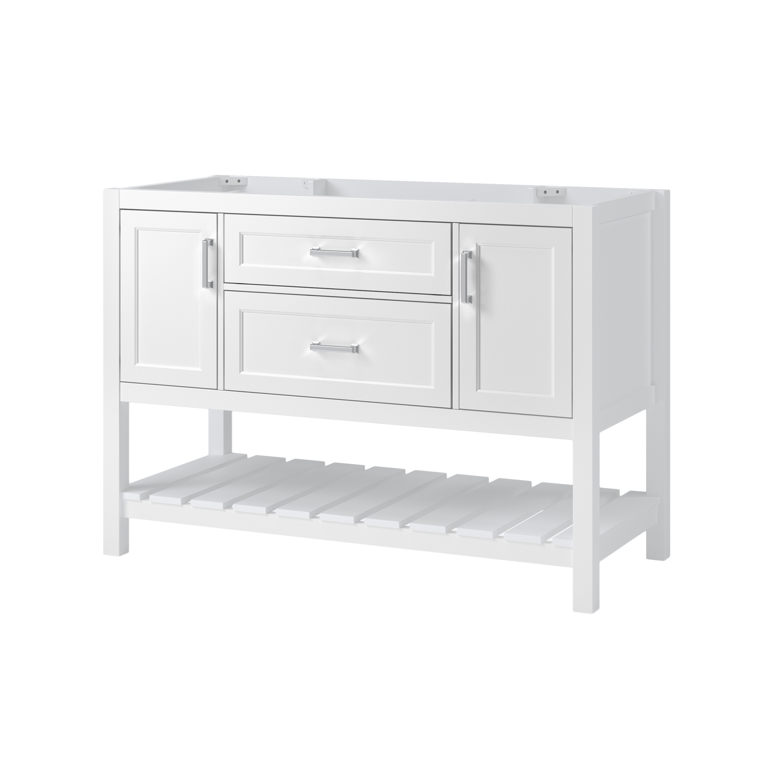 Lawson Series LSWV4822D Vanity Cabinet, 48 in W Cabinet, 21-1/2 in D Cabinet, 34 in H Cabinet, Wood, White