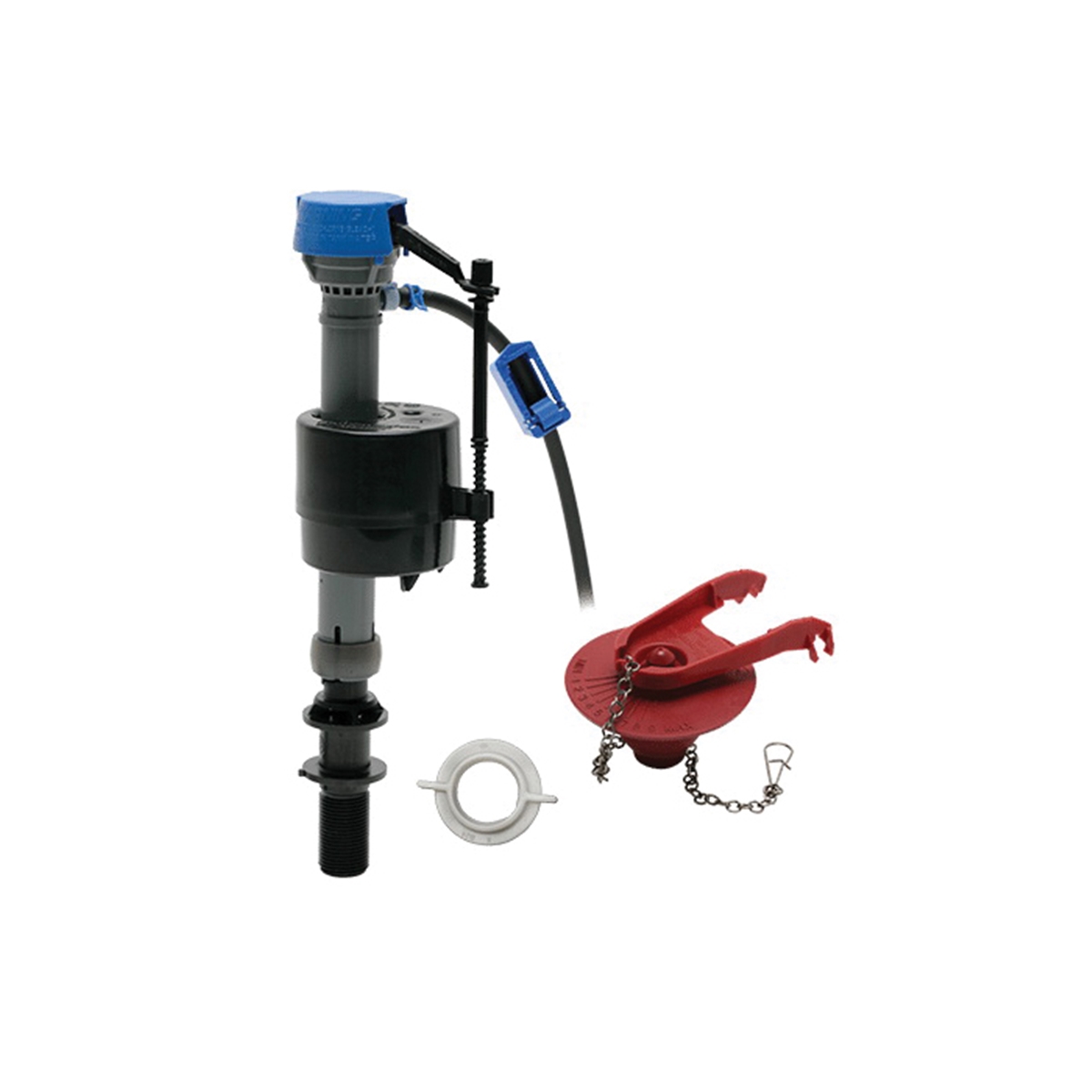 PerforMAX PRO Series 402CARHRP14 All-In-One Kit, 1.28, 1.6 gpf, Plastic Body, Multi-Color, Anti-Siphon: Yes