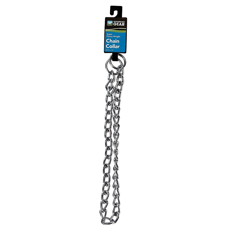 12624 Dog Chain Collar, 24 in L, 4 mm W