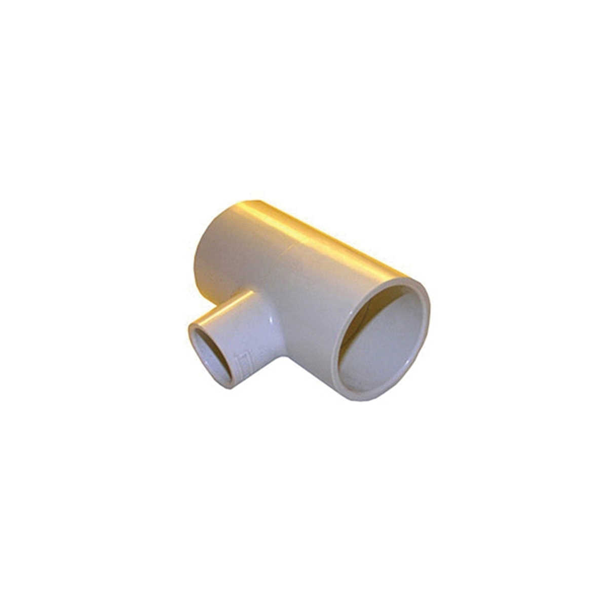 Lasco 20-0261 Reducing Pipe Tee, 2 x 2 x 1-1/4 in, Slip Joint, PVC, SCH 40 Schedule