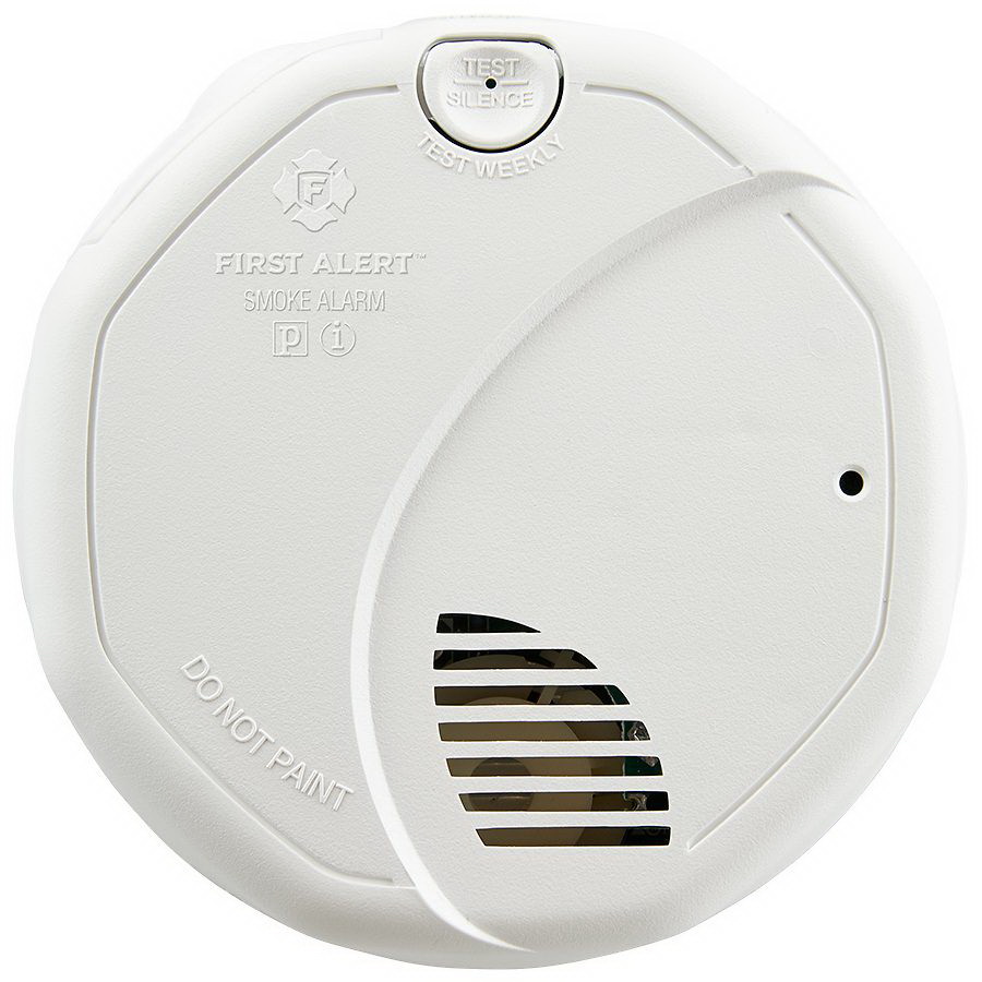 First Alert 1039842 Smoke and Fire Alarm with Battery, Lithium-Ion Battery, Ionization, Photoelectric Sensor, 85 dB