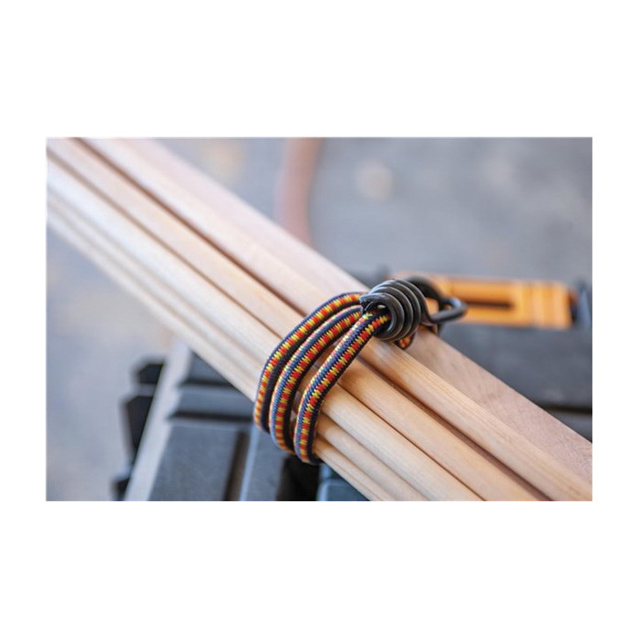Keeper A06031Z Bungee Cord, 30 in L, Rubber, Orange/Yellow, Hook End - 5