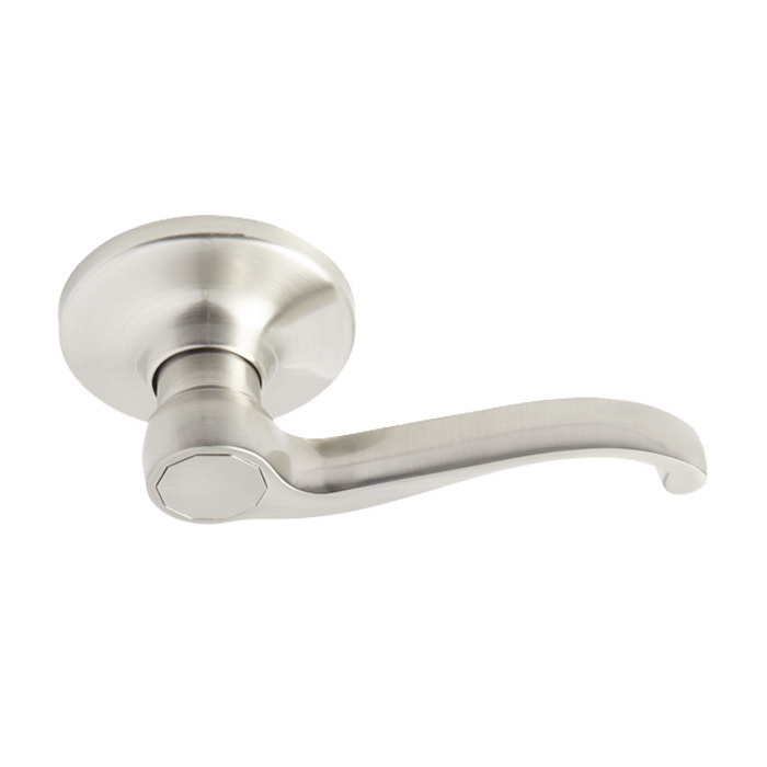 Pacific Heights Series 16115SN Passage Lever, Satin Nickel, Metal, Reversible Hand, 3 Grade