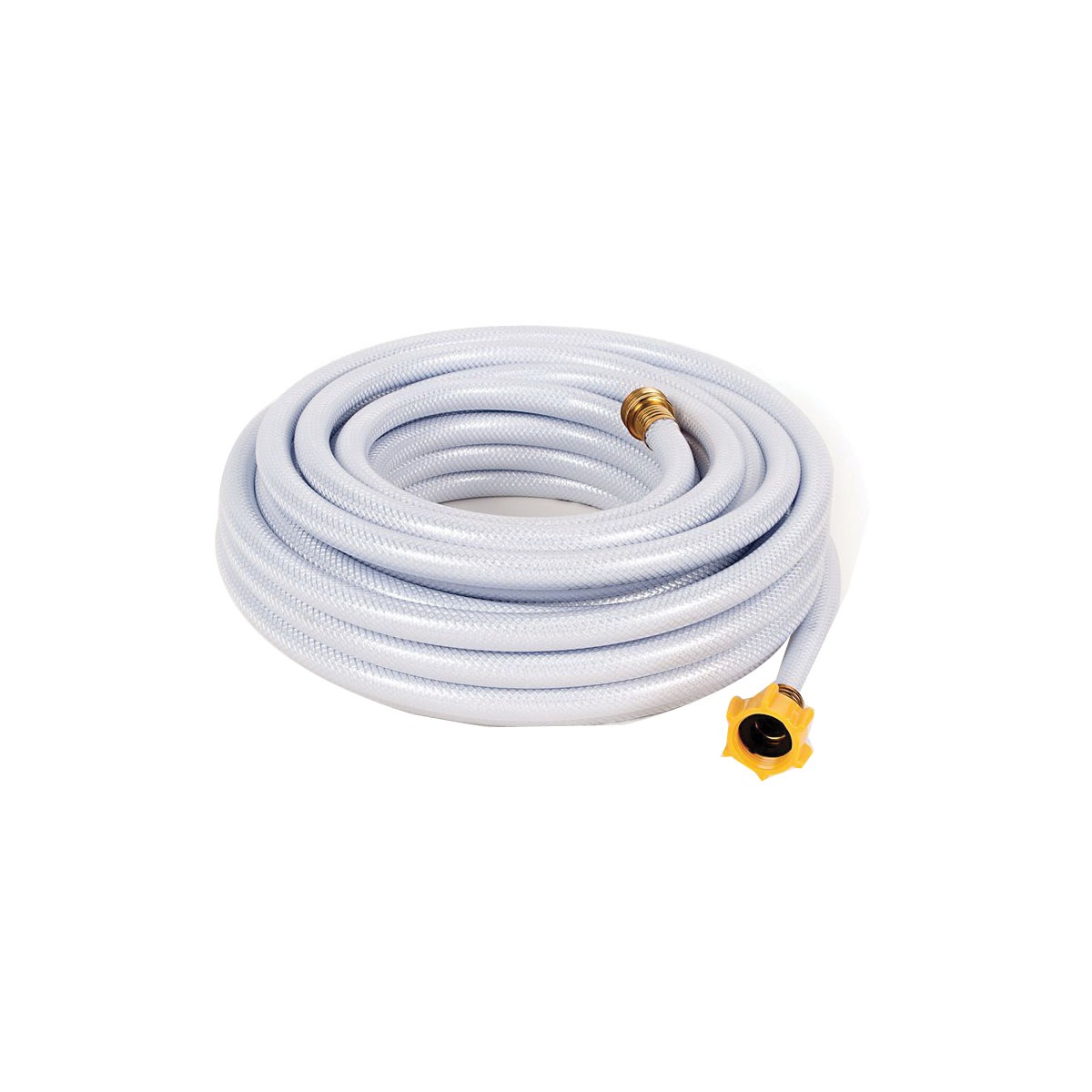 22793 Drinking Water Hose, 5/8 in ID, 50 ft L, 50 psi Pressure, PVC, White