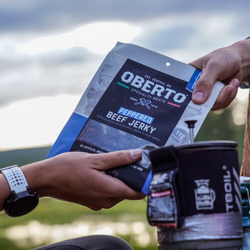 Oberto 1764 Beef Jerky, Natural Smoke, Pepper, 3.25 oz