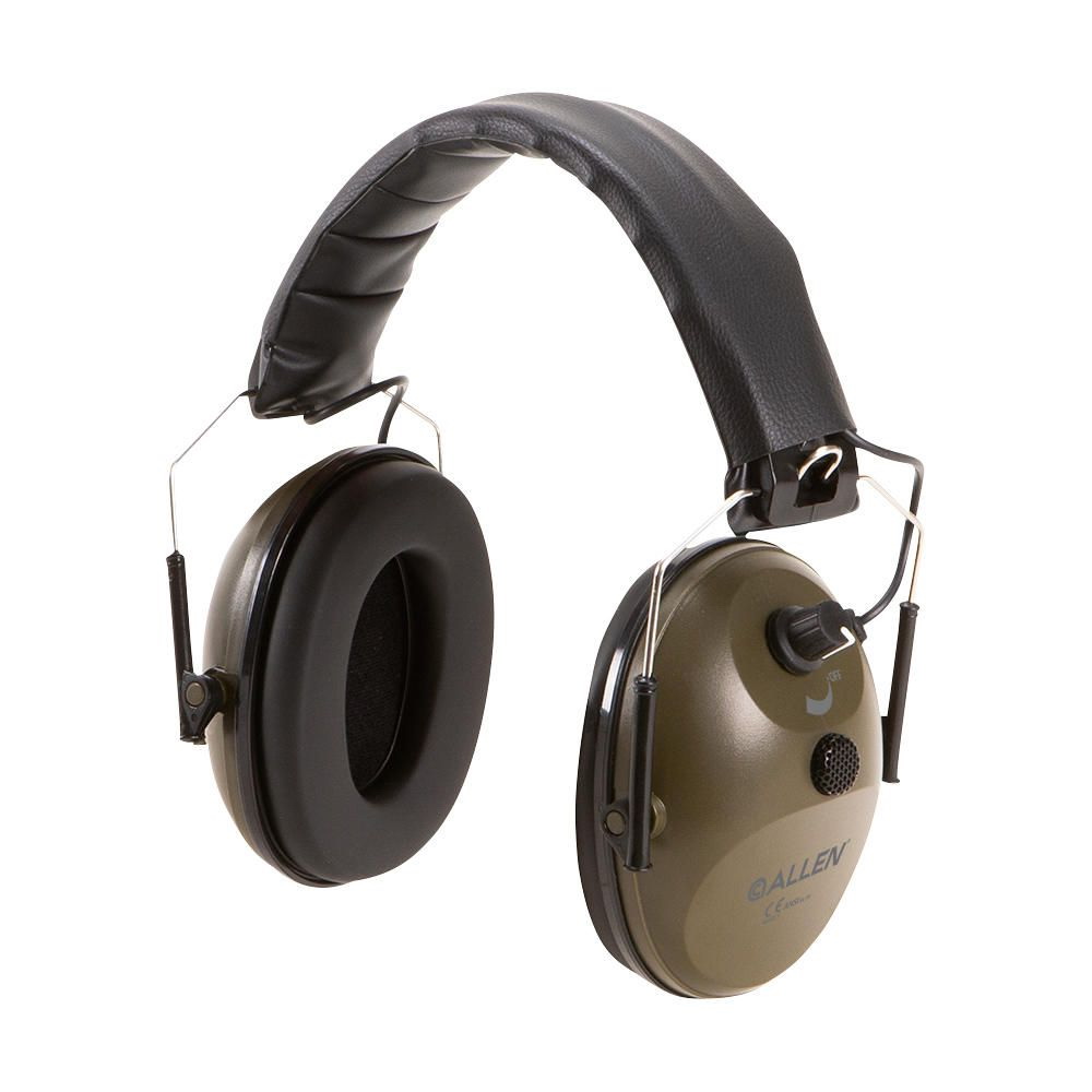 Allen 2225 Single Microphone Ear Muffs, 82 dB NRR, Green