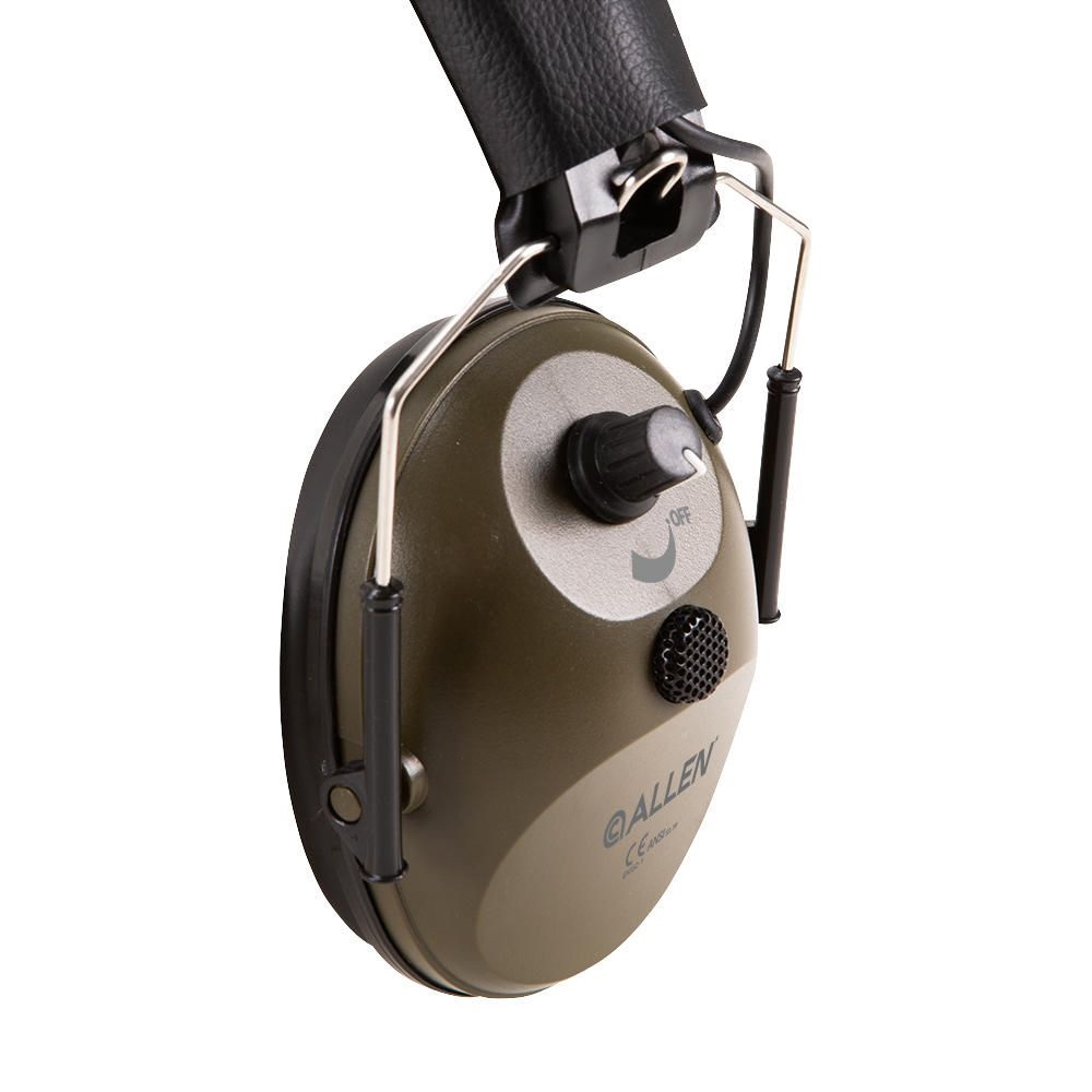 Allen 2225 Single Microphone Ear Muffs, 82 dB NRR, Green
