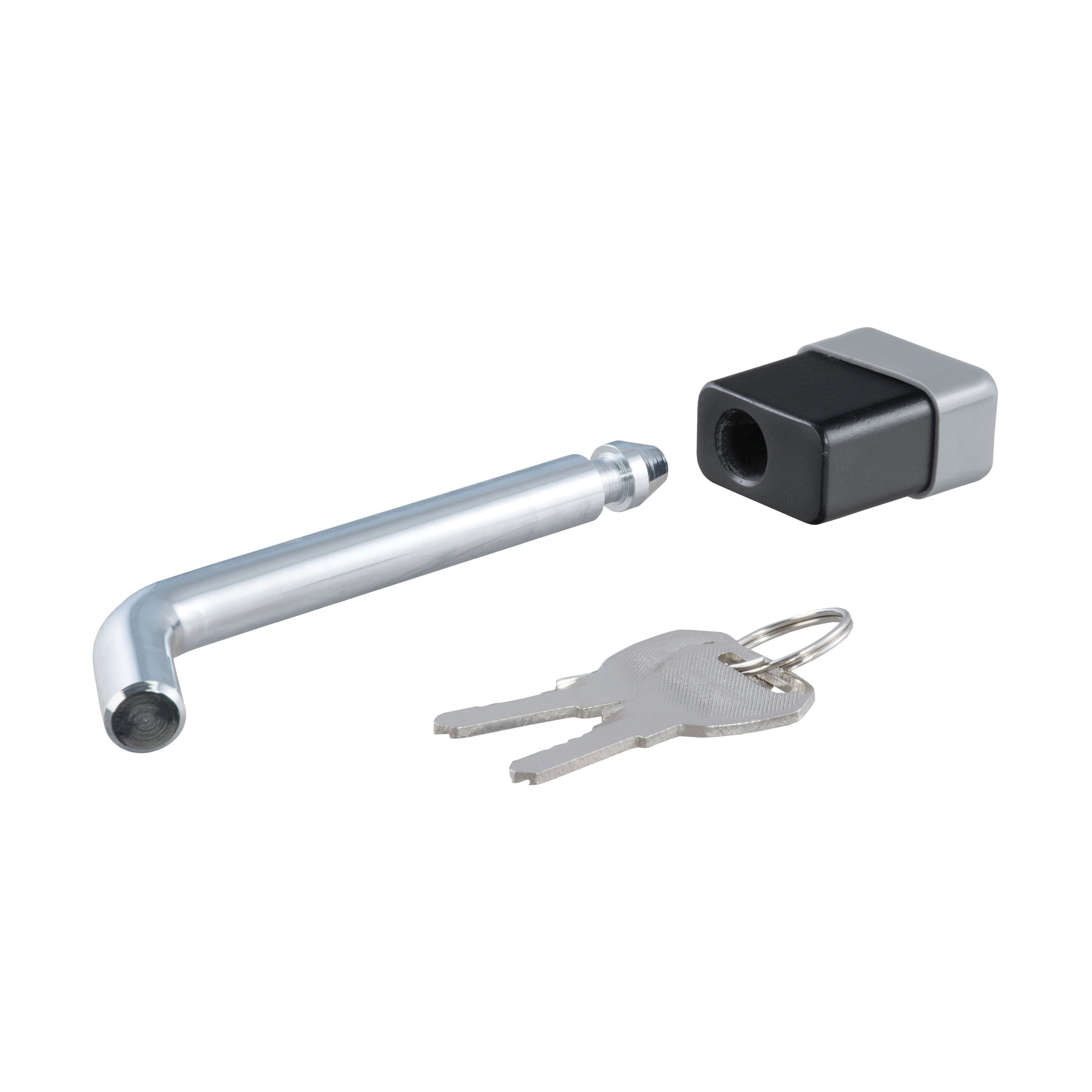 Curt 23021 Trailer Hitch Lock, 5/8 in Dia Pin, 6-3/4 in OAL, Carbon Steel, Chrome-Plated