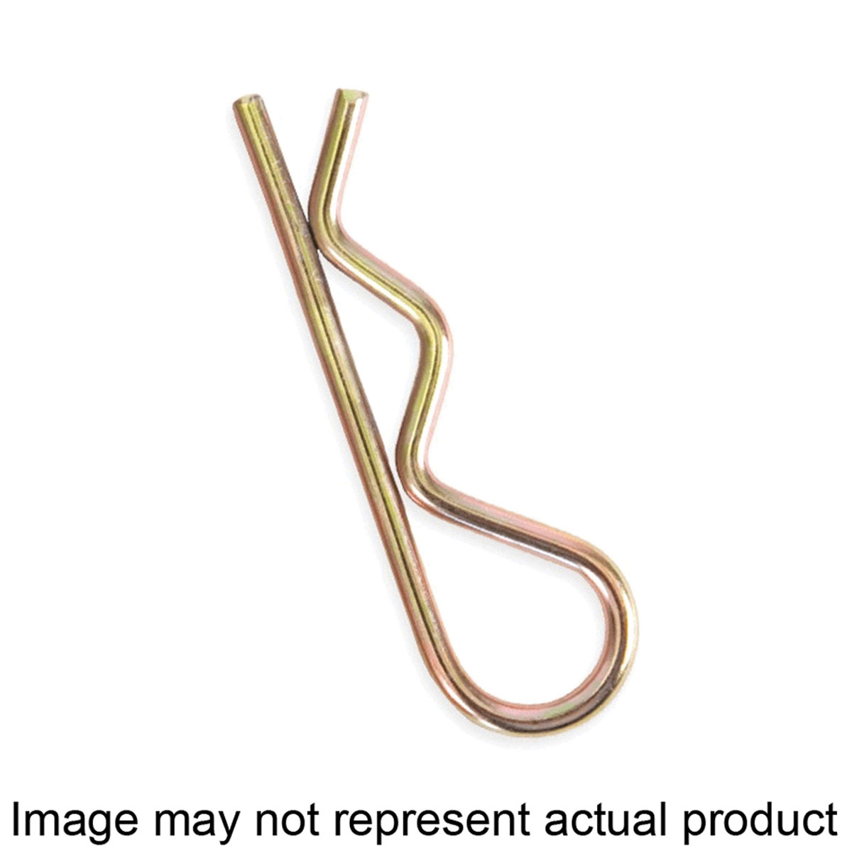 4075311 Wire Hair Pin Clip Assortment, Yellow Zinc-Plated, 15/PK