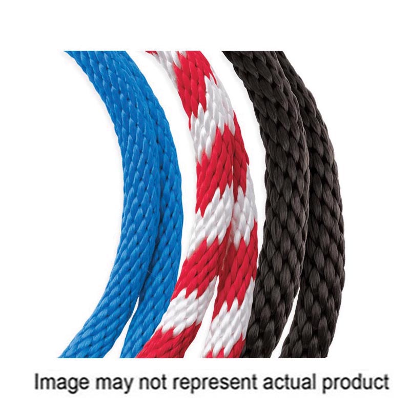 5141211 Rope, 3/8 in Dia, 50 ft L, Polypropylene, Red/White