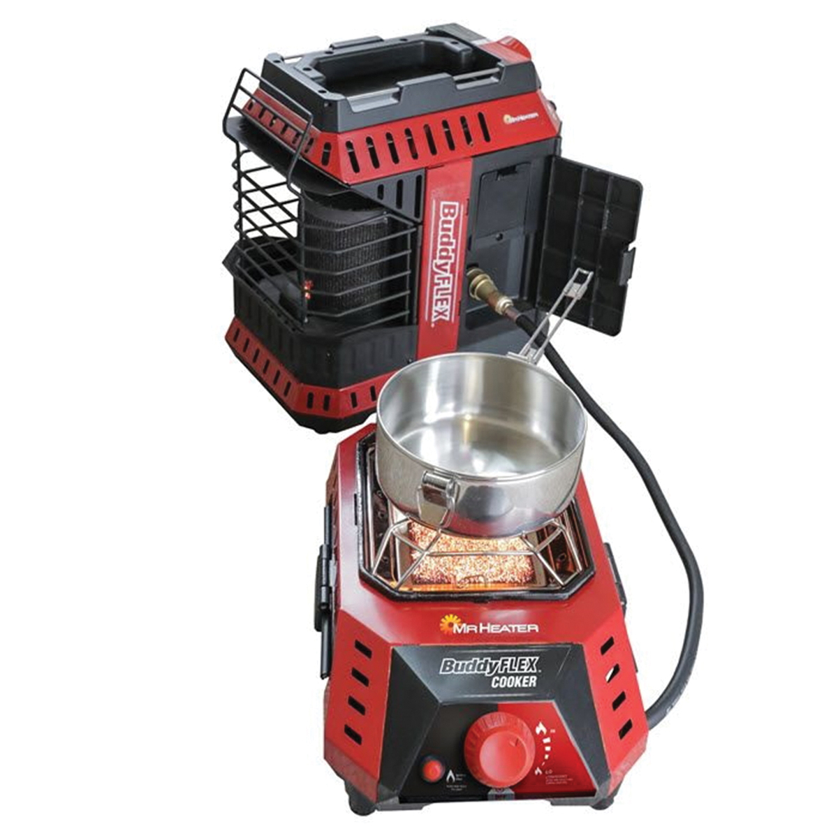 Mr. Heater Buddy Flex, infini-variable Series MH8CFLEX Buddy Flex, 1-Burner, Propane, 5000 to 8000 Btu, Steel