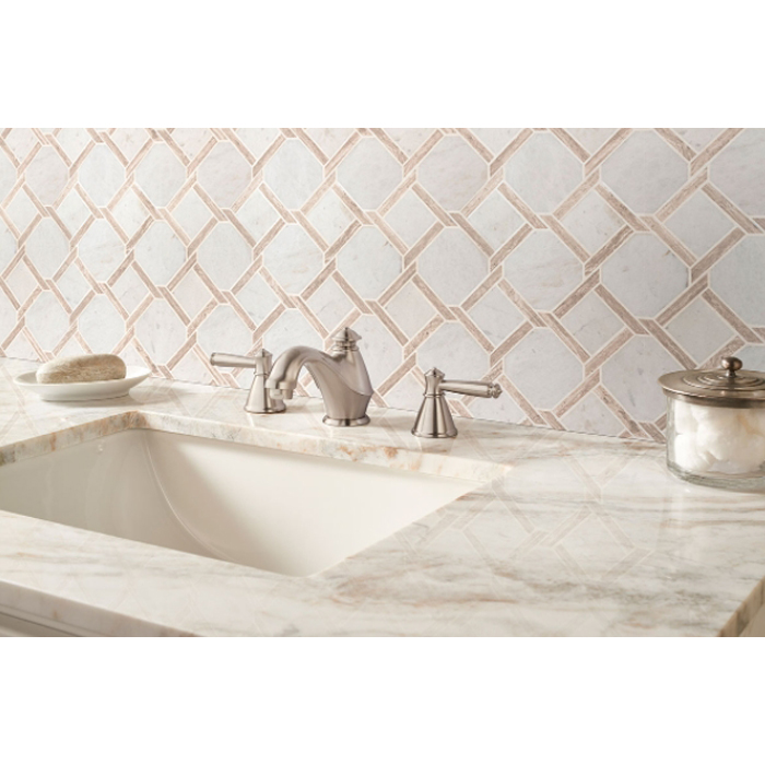 Marbella Lynx Mosaic Tile, Msi, Stone, Geometric, 12 in L, 12 in W - 2