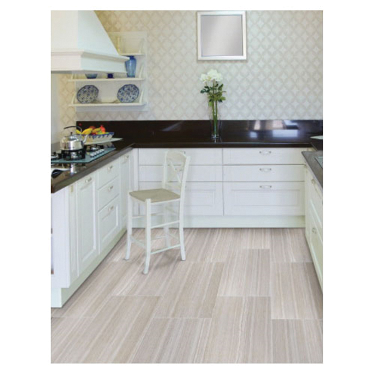 Essentials Ceramic Tile, Msi, 12 in W x 24 in L, Rectified Edge, - 2